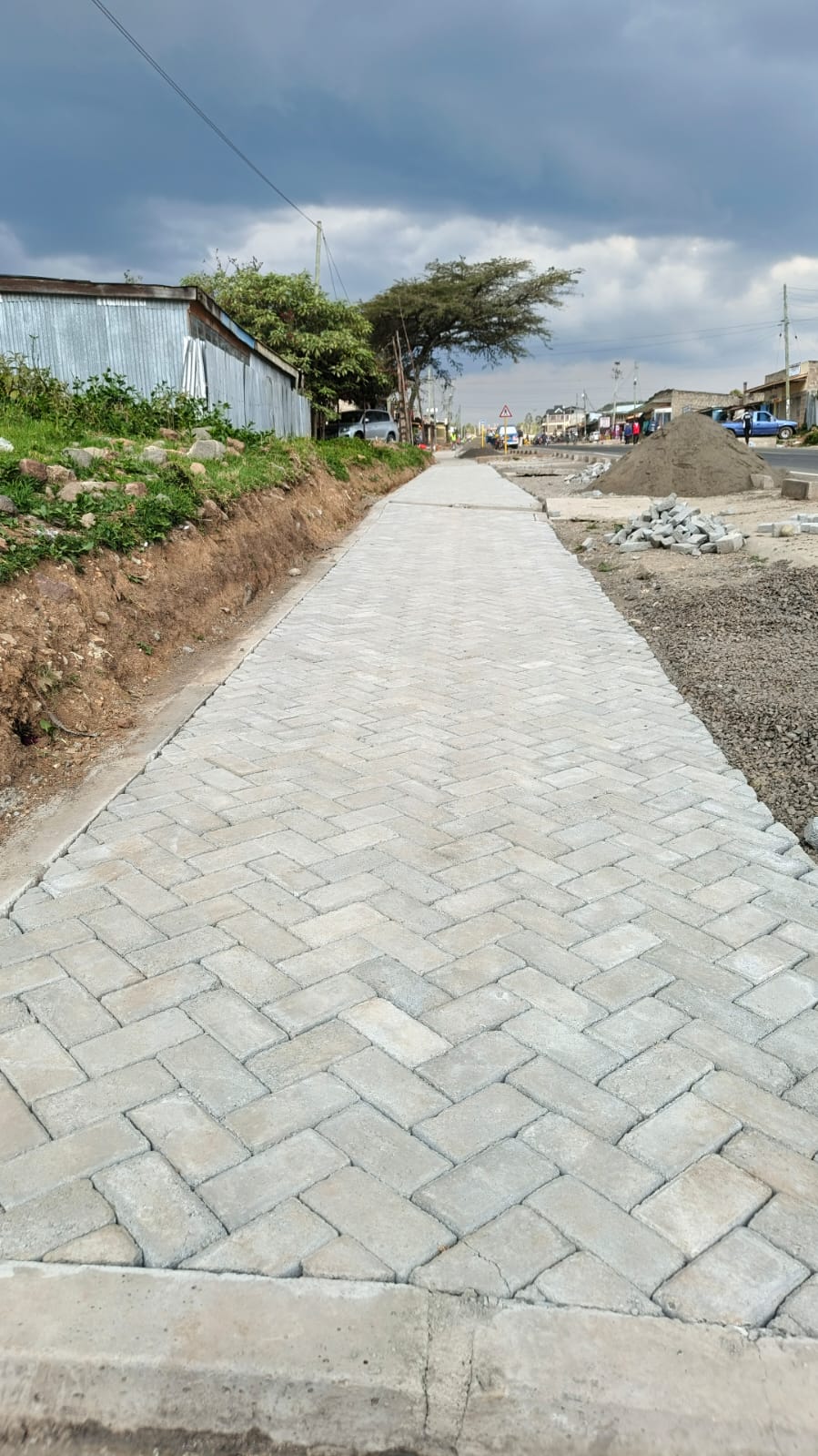 Roadside Pedestrian Walkway