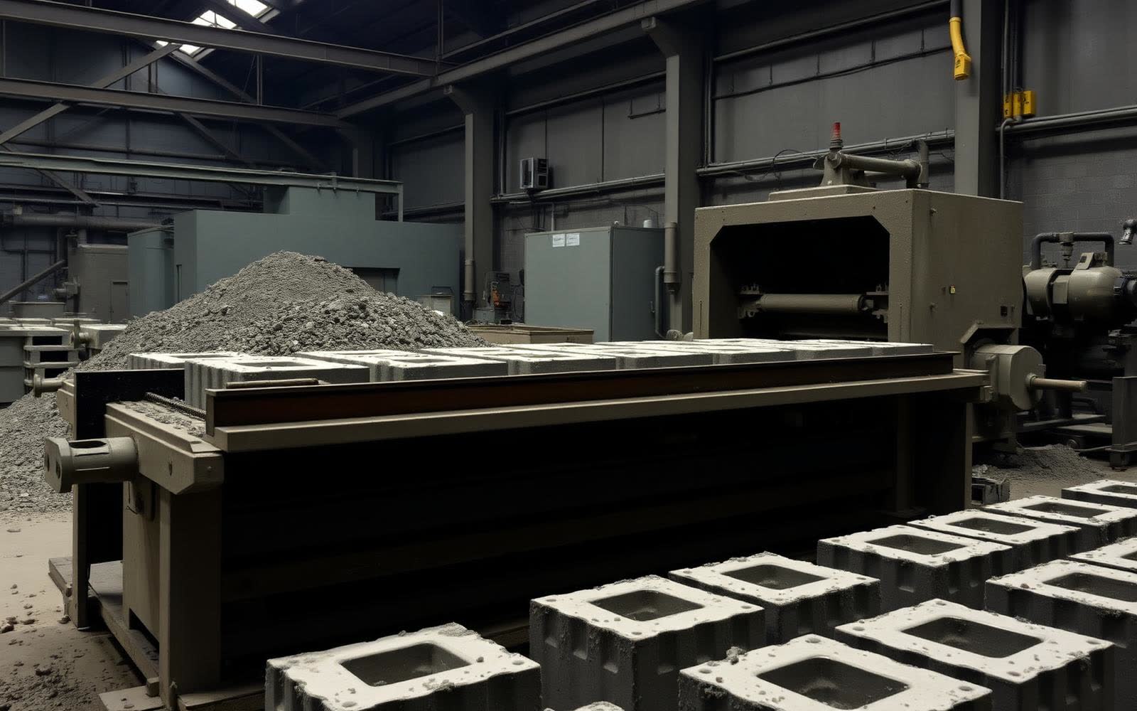 Concrete production line